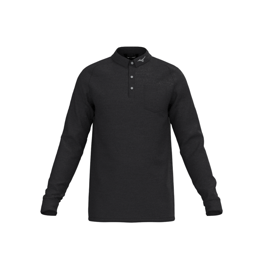 Mizuno Mizuno Melange L/S Polo Black